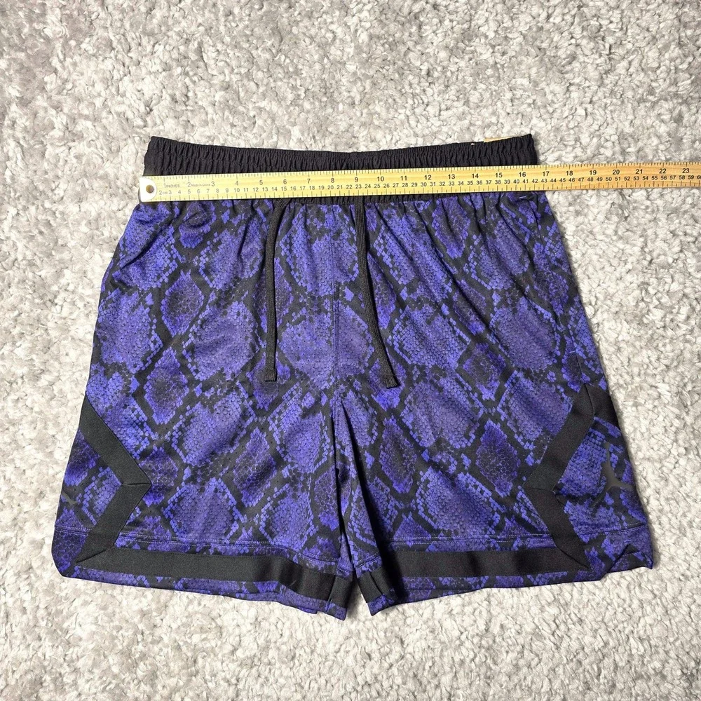 Nike Jordan Dri-FIT Mesh Diamond Shorts Men's L Purple Snakeskin NWT HF9907-543